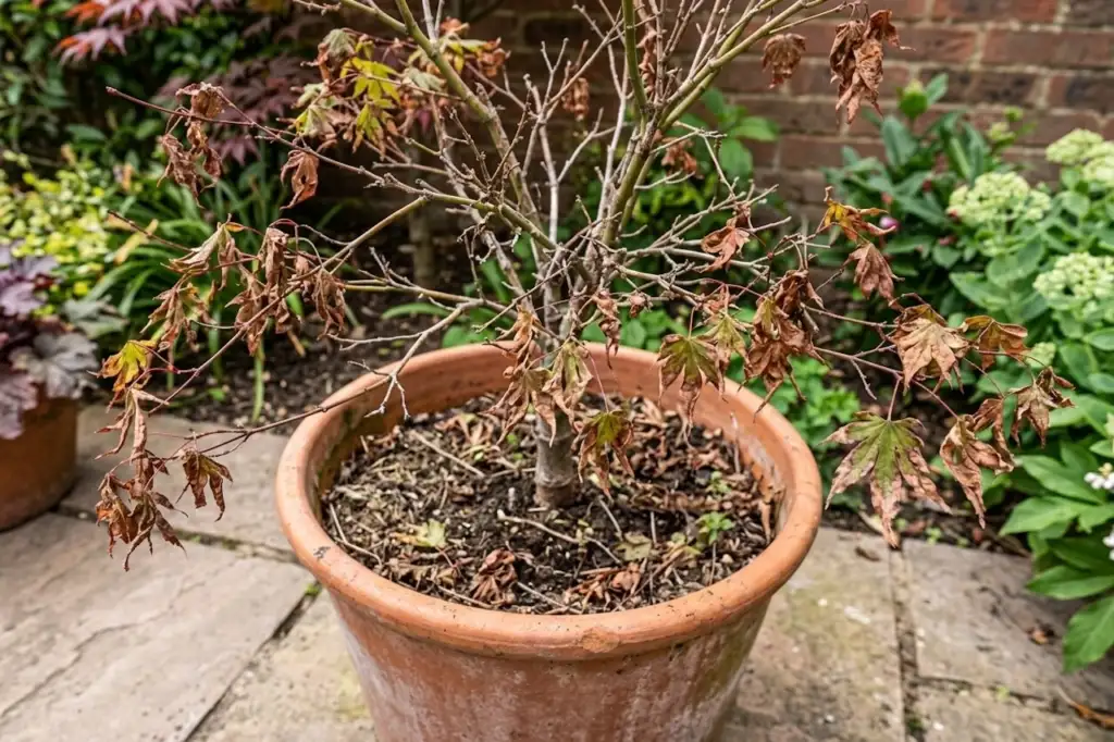 A dying acer