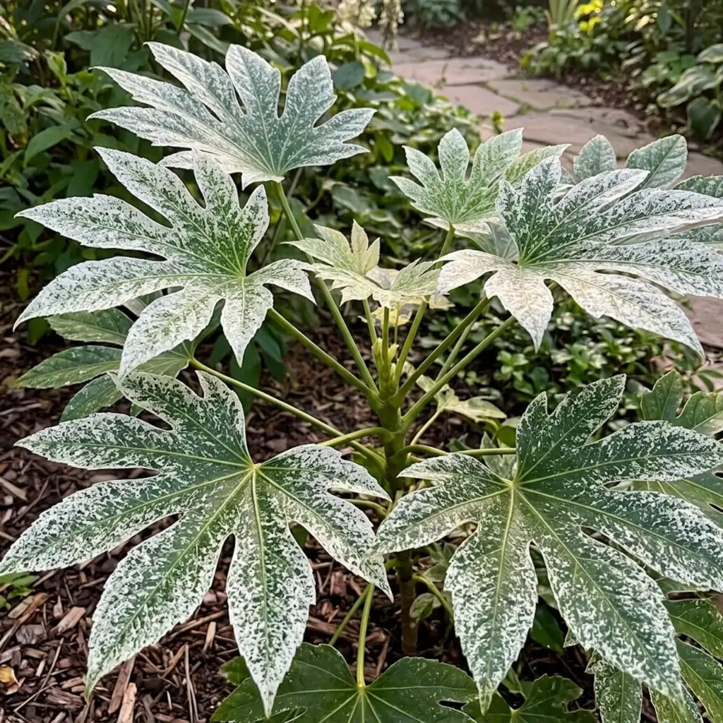 Fatsia spiders web