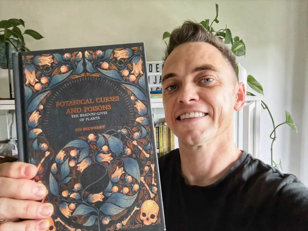 Botanical Curses and Poisons by Fez Inkwright, a gift book for gardeners