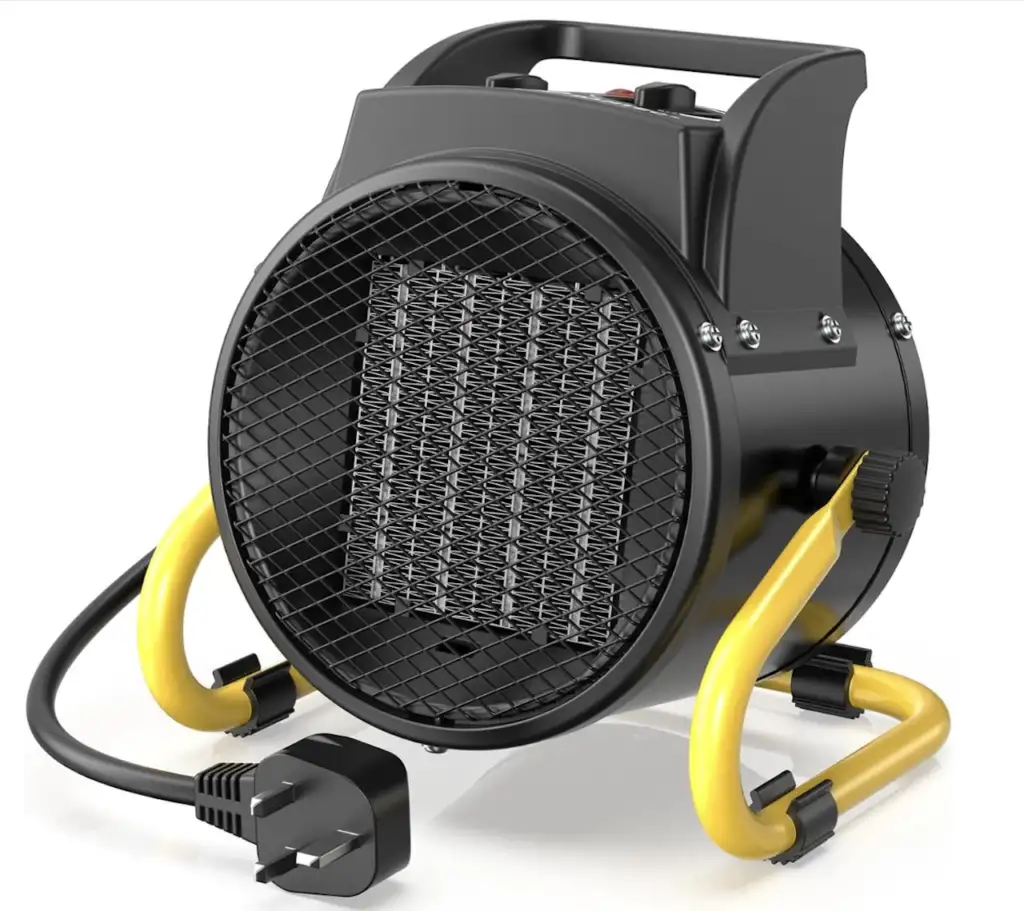 Dahtec budget heater for a greenhouse
